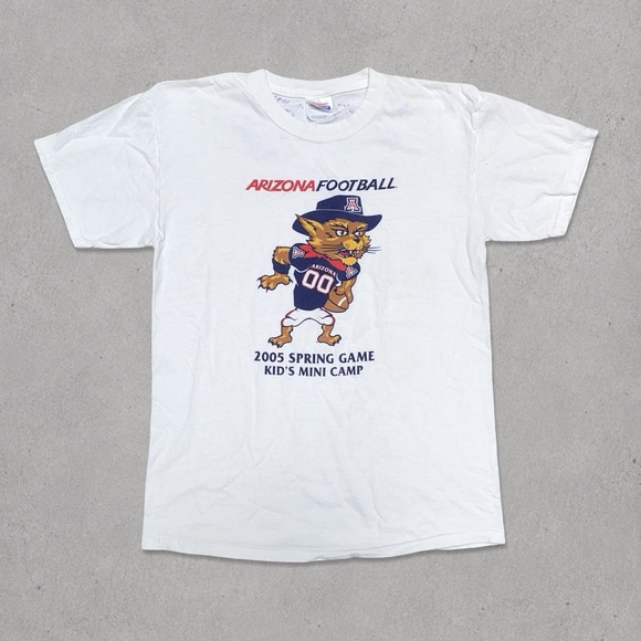 Hanes Other - Vintage Arizona Wildcats Football 2005 Spring Game T Shirt Signed Size M